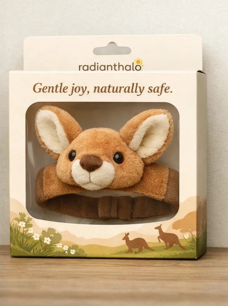 Banda para bebé con diseño de ciervo y cuernos, desmontable