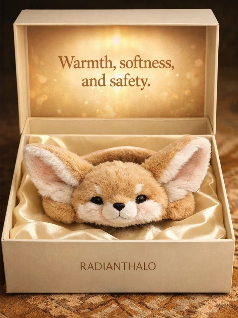 Eco-Friendly Fox Plush Baby Headband - Soft Cotton for Newborn Comfort