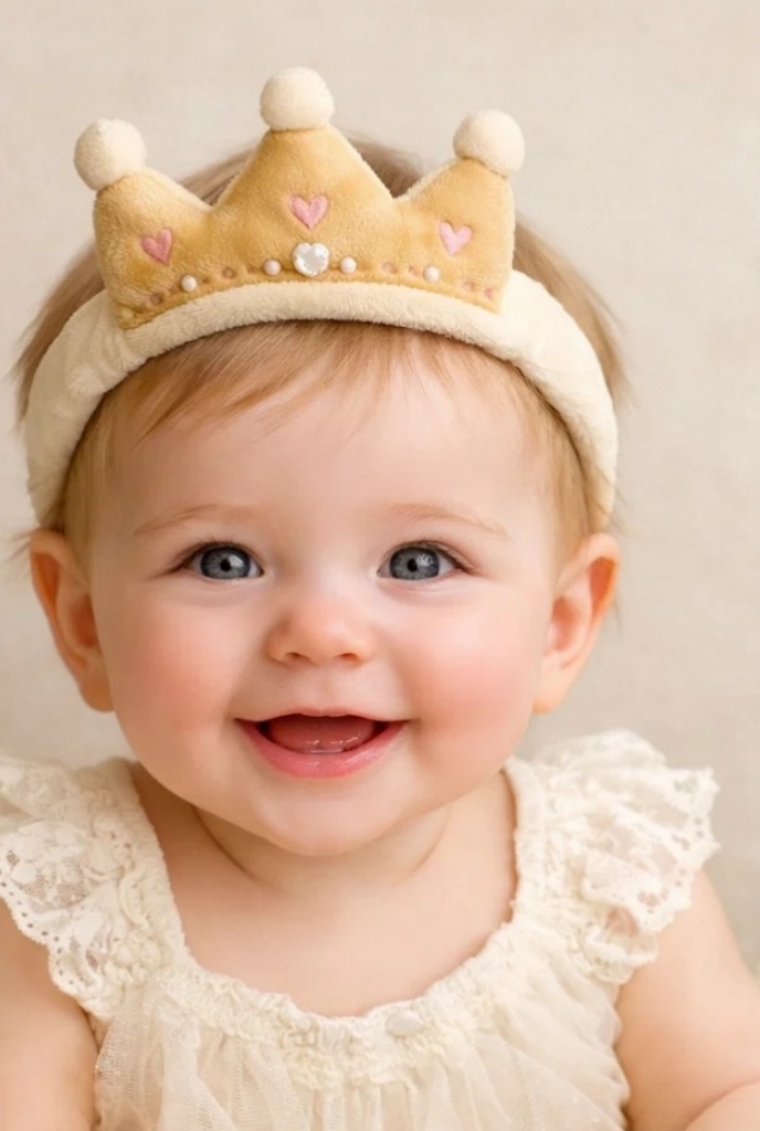 Boutique Wholesale Baby Princess Gift Box Soft Tulle Outfit with Plush Crown Doll Headband