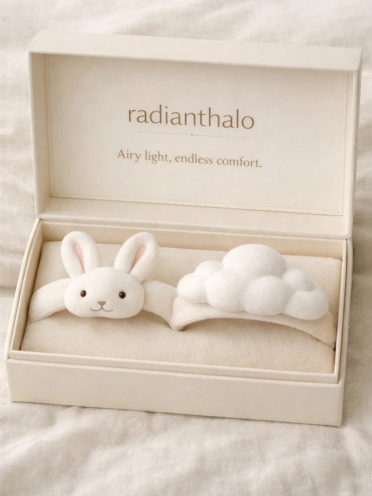 Bulk Baby Headband Set with Detachable Bunny & Cloud Dolls | Soft Plush Infant Hair Accessories for Boutique Wholesale