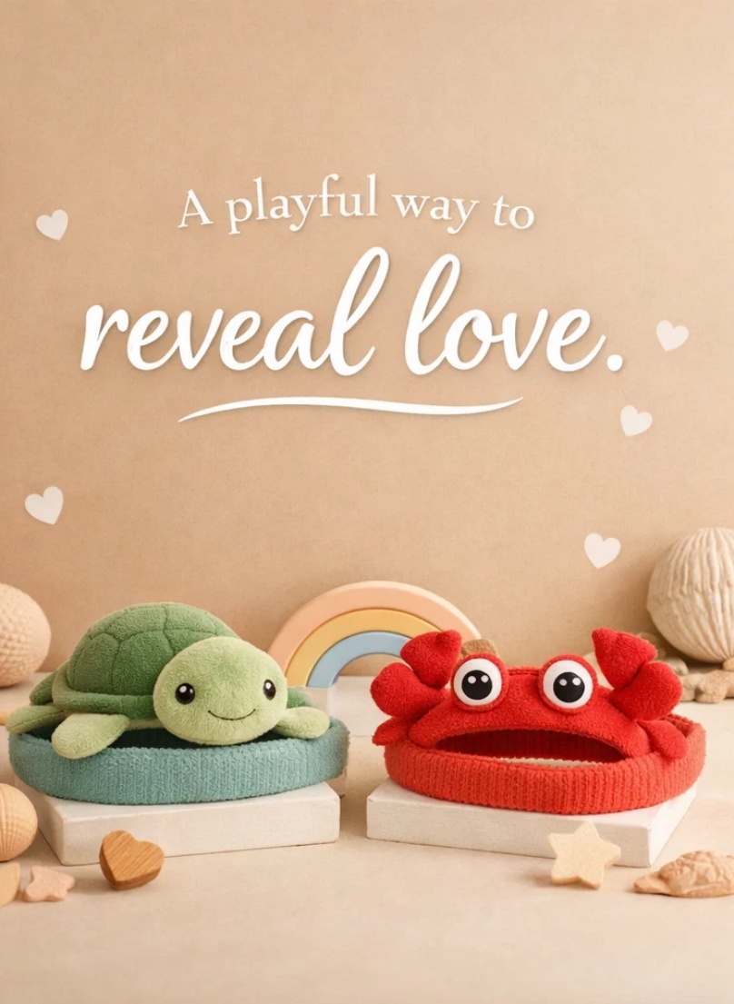 Wholesale Turtle and Crab Plush Doll Baby Headbands for Baby Gift Box & E-Commerce Programs