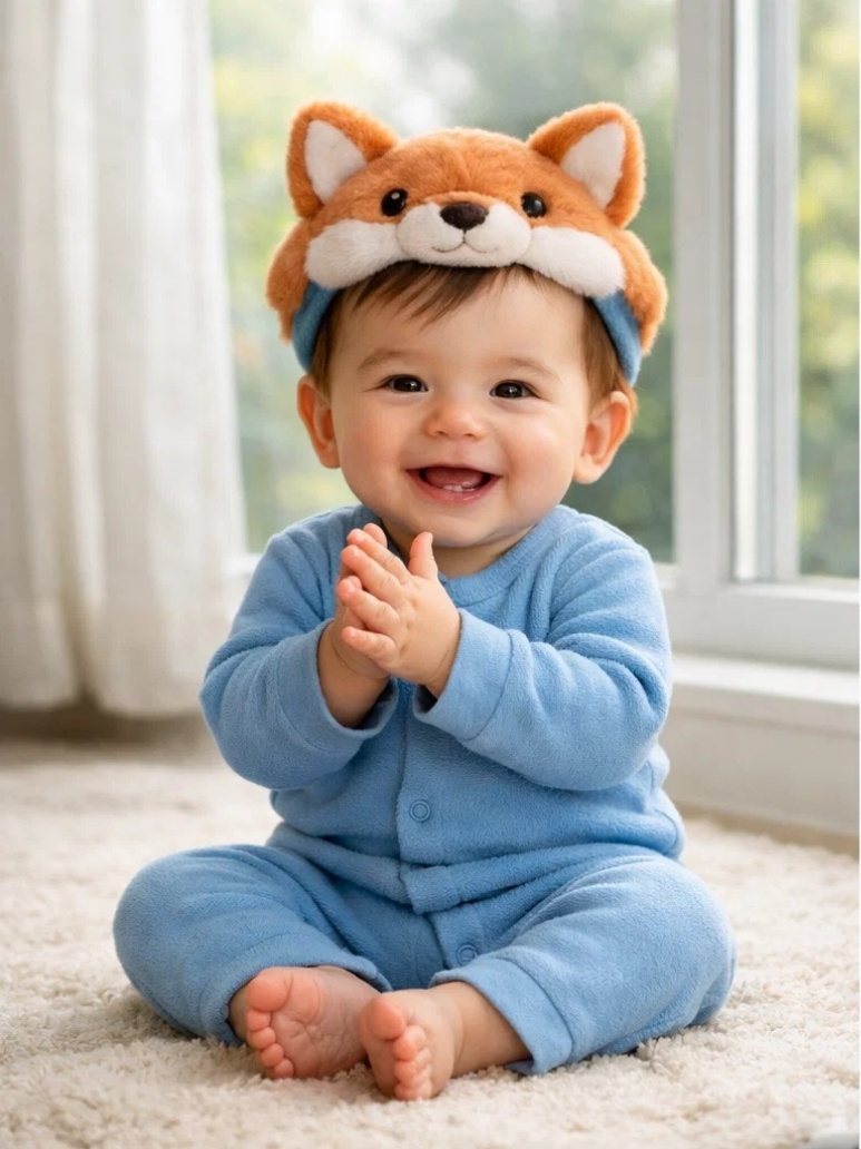 Cute Bunny Plush Baby Headband - Soft Cotton for Newborns