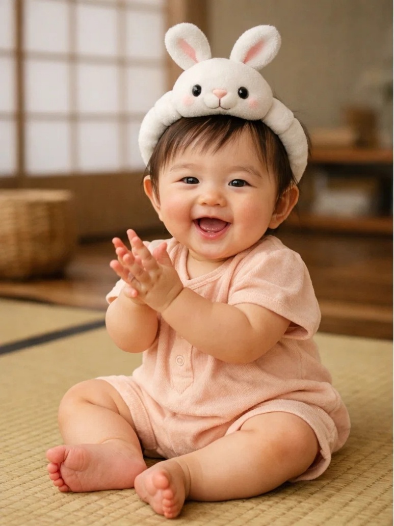 Cute Bunny Plush Baby Headband - Soft Cotton and Comfortable for Newborns