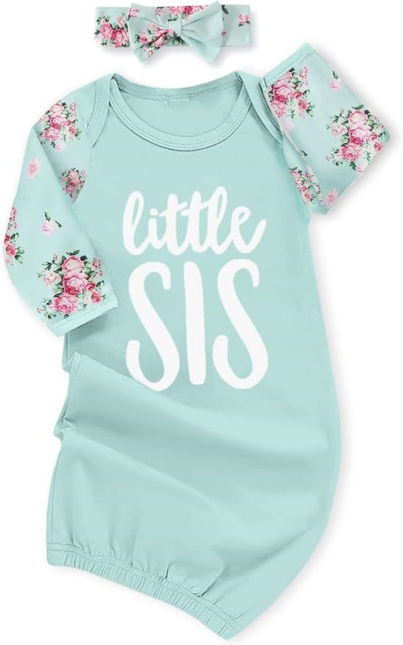 Světle modrá dětská sukénka &quotLittle Sis