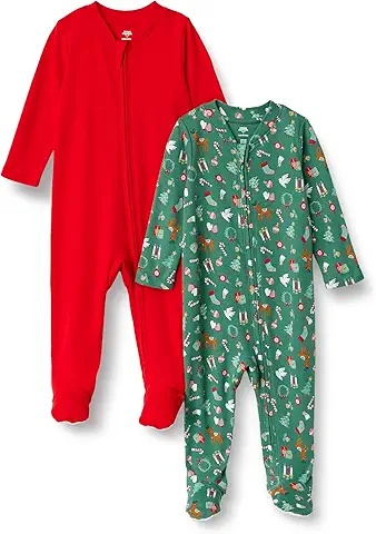 Babykombination mit Elefanten- und Sternenmuster in Mint- und Grautönen