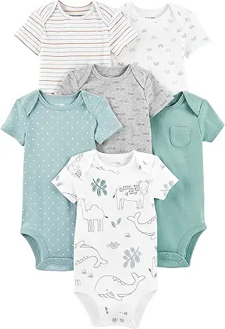 Set 5 body-uri lungi pentru baieti cu animale si desene