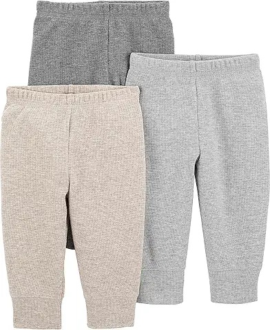 Pack de 3 Pantalones de Bebé con Cintura Elástica - Confort y Prácticidad