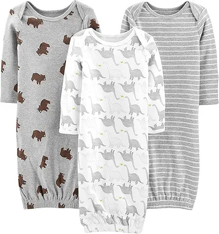 Elephant and Floral Baby Pajamas (2-Pack)
