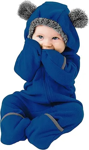 Soft Baby Bear Hooded Jumpsuit - Adorable & Comfortable