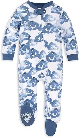 Cloud Print Baby One-Piece Pajama - Soft and Cozy