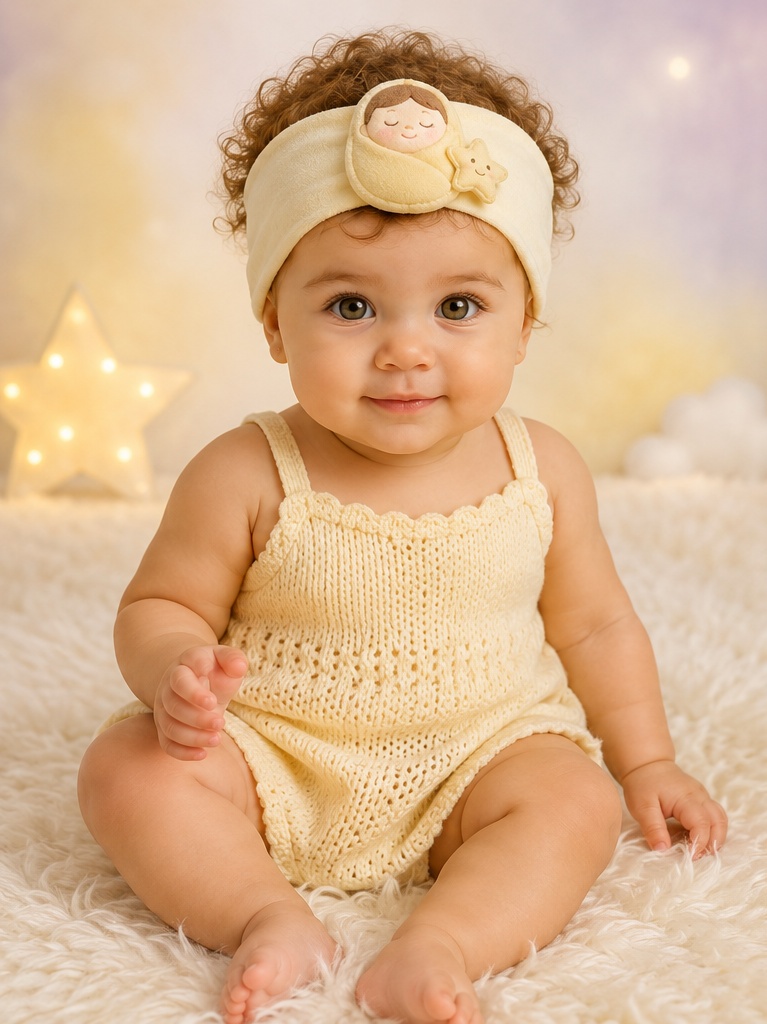 Wholesale Plush Baby Doll Headband for Boutique Gift Collections