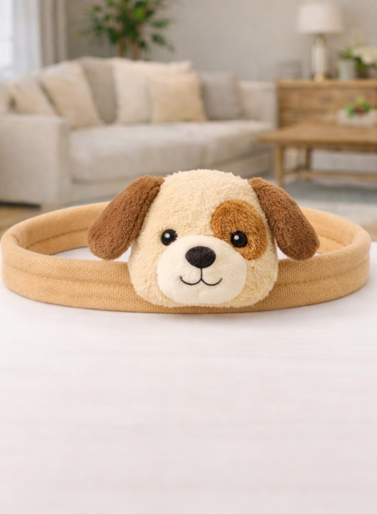 Diadema de Peluche con Estilo Animal para Bebé, Suave y Encantadora para Regalo
