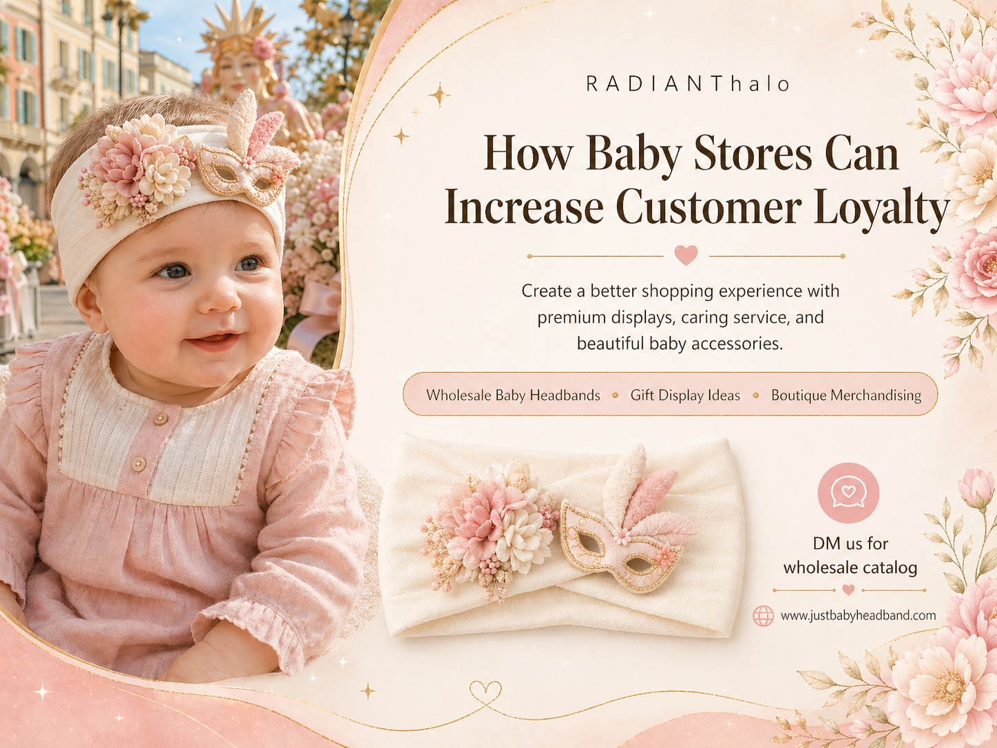 🧸 How Can Baby Stores Increase Add-On Sales with Wholesale Baby Headbands and Gift Display Sets?