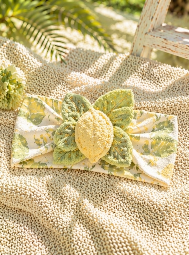 Fresh Fruit-Inspired Baby Plush Doll Headband with Lemon Accent for Eye-Catching Retail Assortments