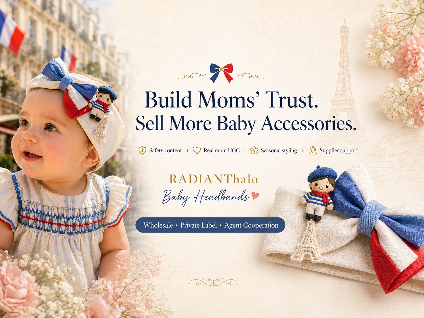 🧸 How can baby headband retailers build moms’ trust on social media and sell more baby accessories? 👶🎀