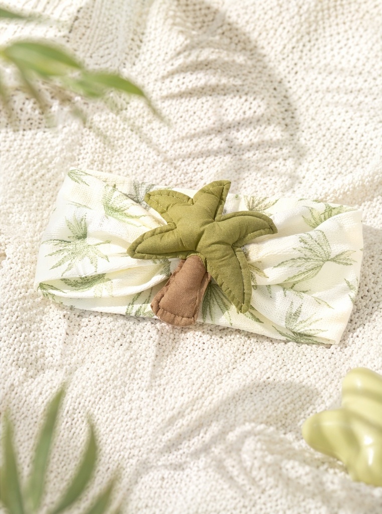 Palm Tree Baby Plush Doll Headband for Summer Holiday Baby Boutique Programs