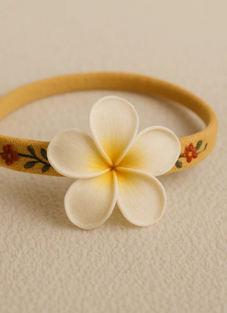 Diadema de bebé con flor elegante - Diadema suave para niña