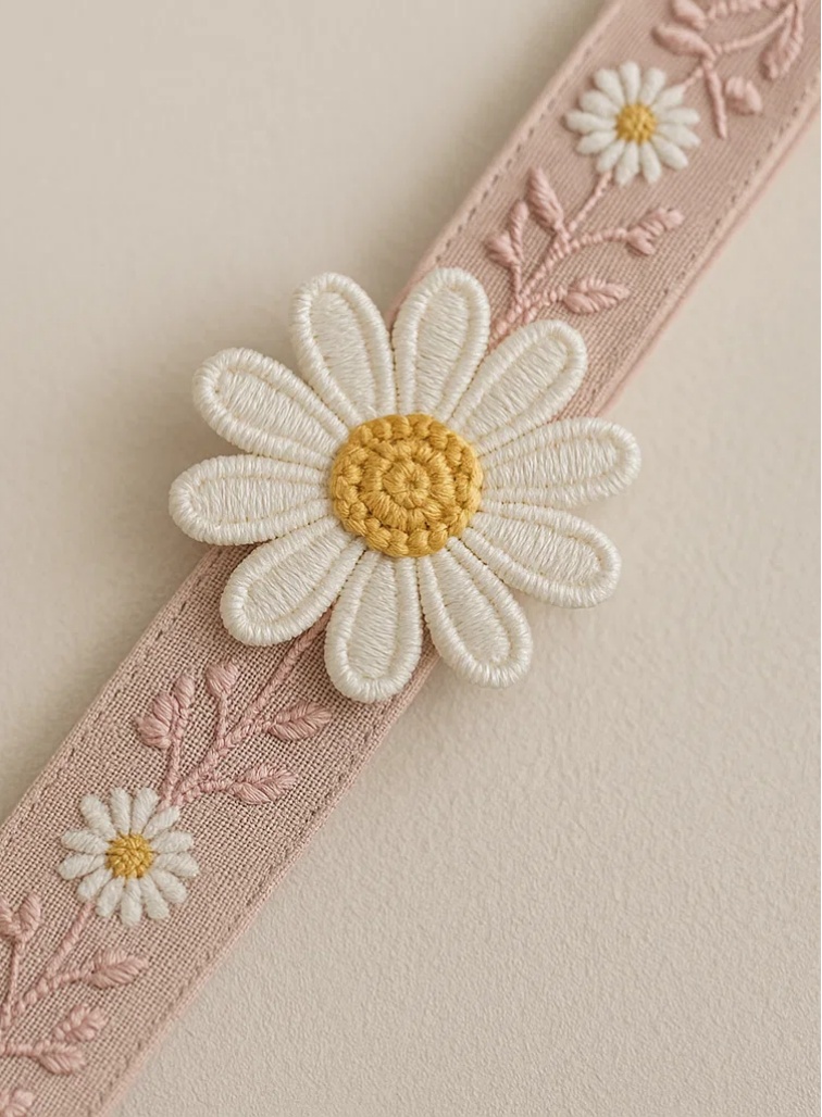 Yellow Daisy Baby Headband - Floral Baby Hairband for Girls