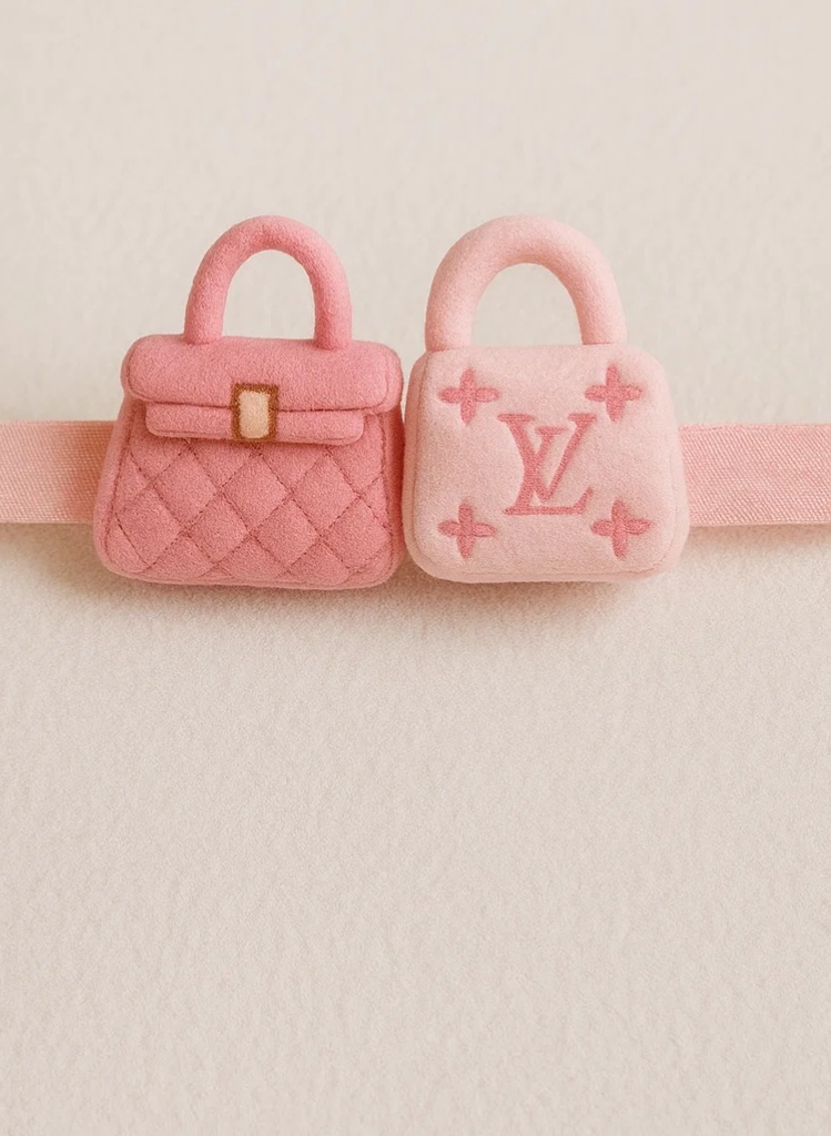 Cute Baby Headband with BVLGARI & Louis Vuitton Perfume Bottle Design (Pink)