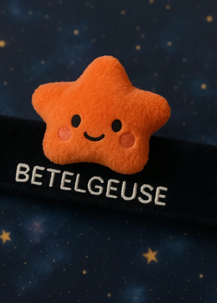 Betelgeuse Star Plush Baby Headband – Soft Newborn Photo Prop