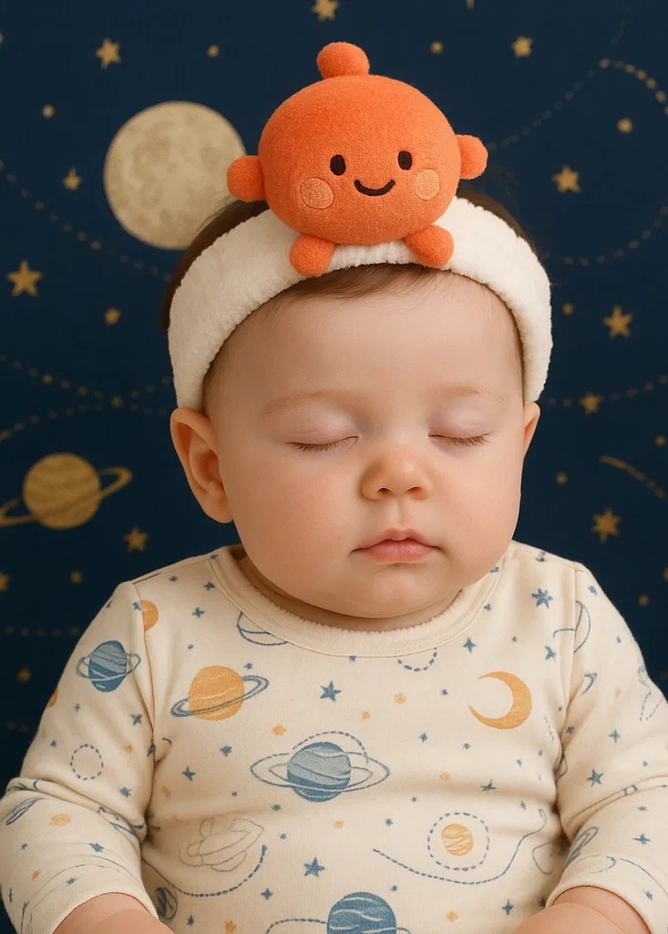 Tiara de bebê de pelúcia estrela Betelgeuse