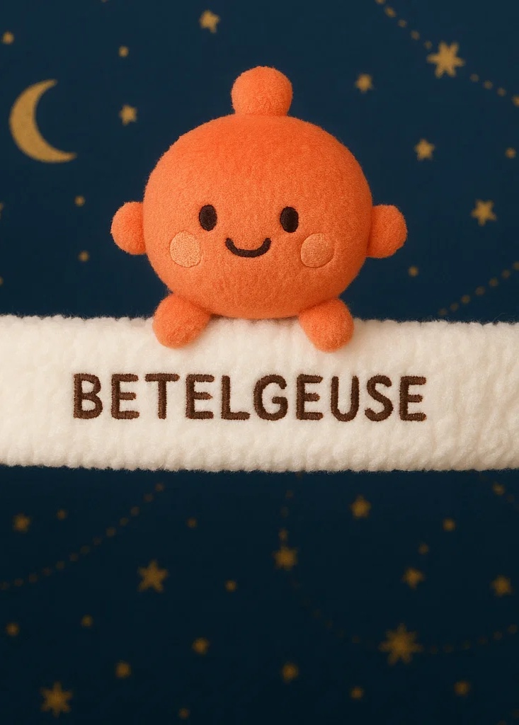 Tiara de bebê de pelúcia estrela Betelgeuse