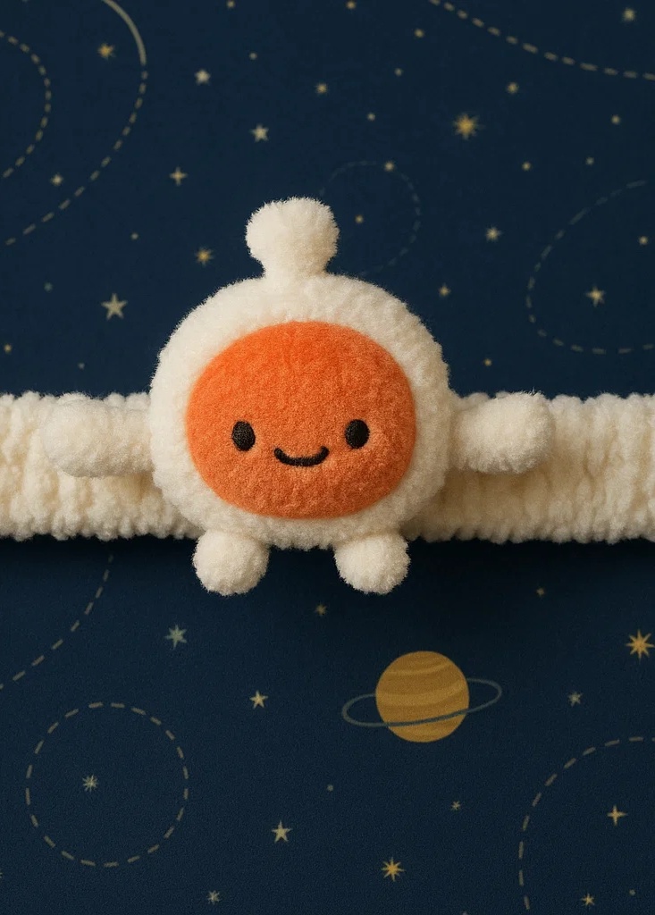 Bandeau bébé en peluche étoile Bételgeuse