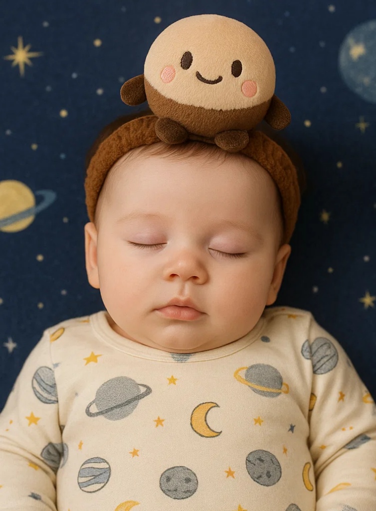 Diadema para bebé Pluto