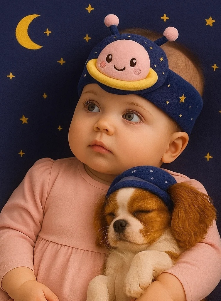 Space Snail Baby Headband