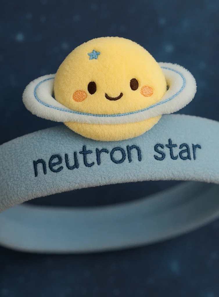 faixa de cabeça para bebê estrela de nêutrons