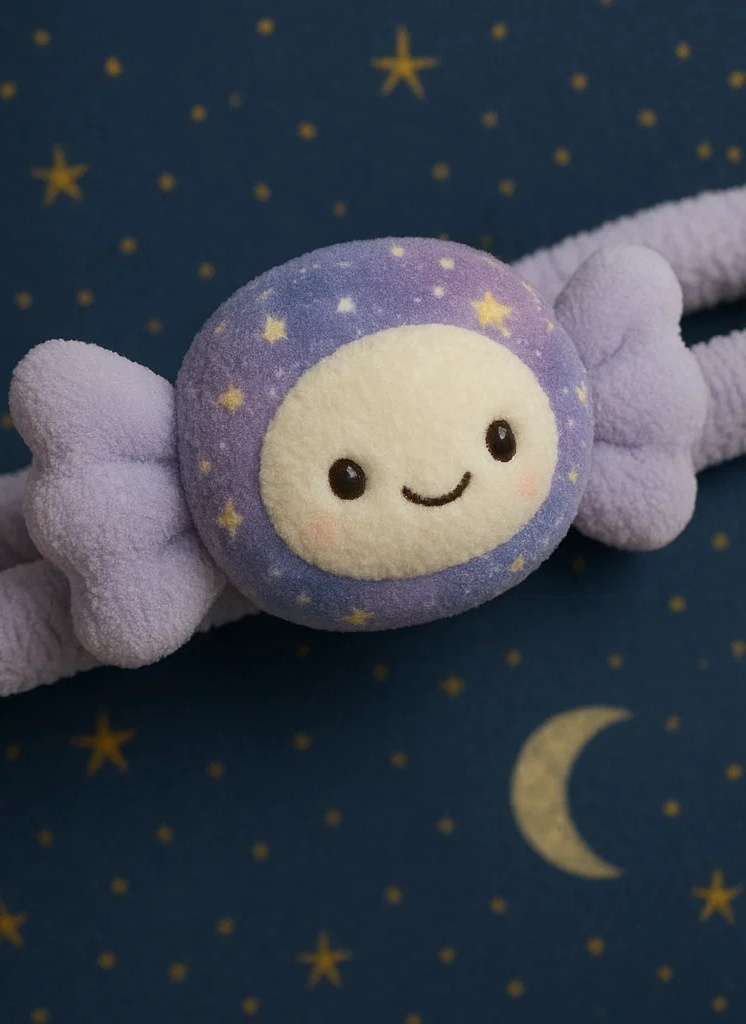 Space Candy Plush Baby Headband – Cute and Soft Planet Headwear for Newborn Photography