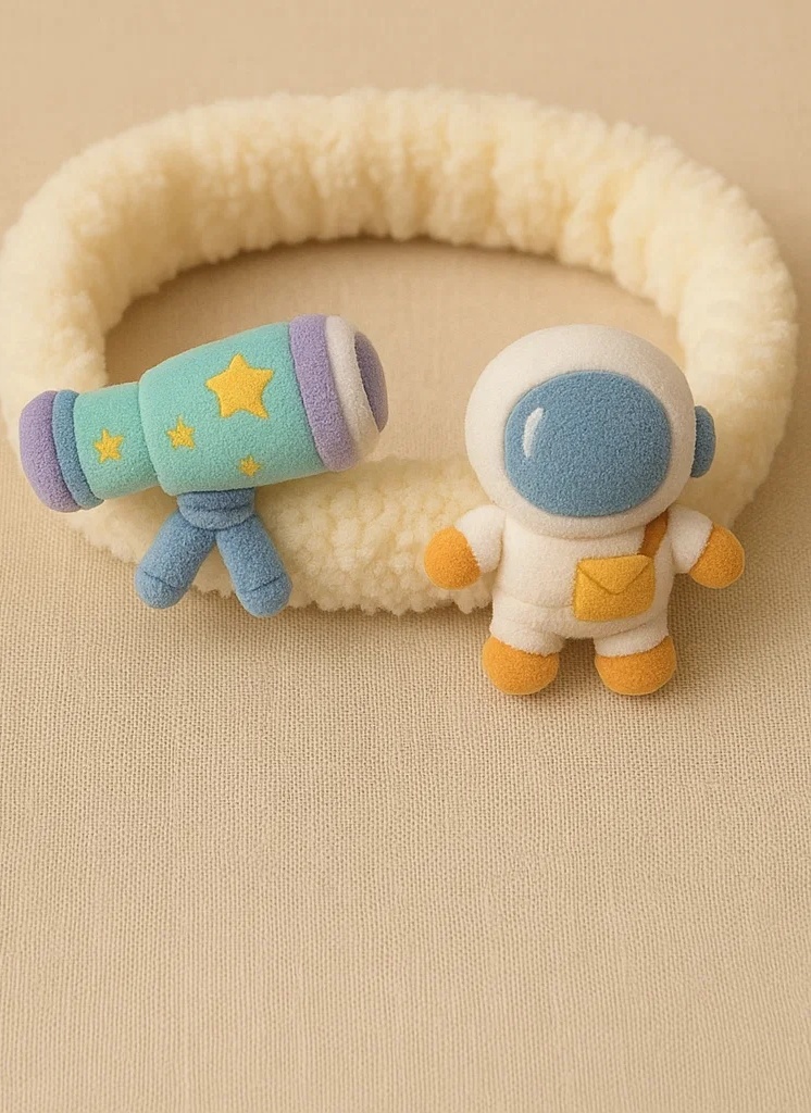 Dětská čelenka s astronautem a teleskopem