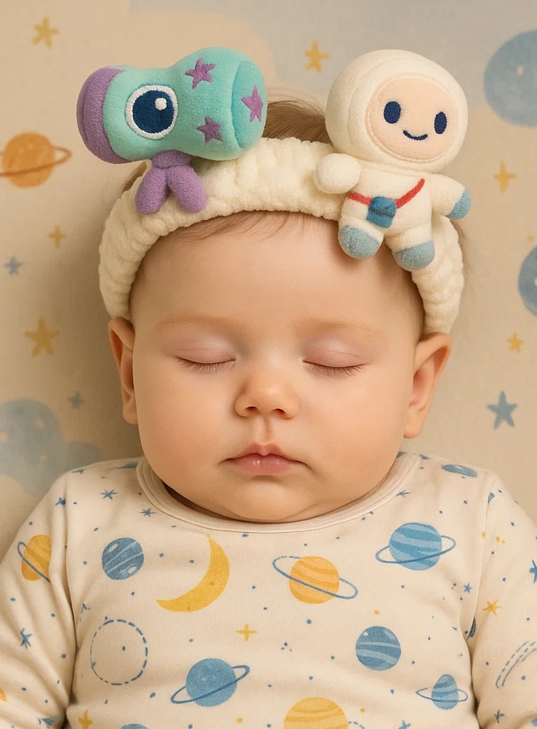 Baby Astronaut and Telescope Headband