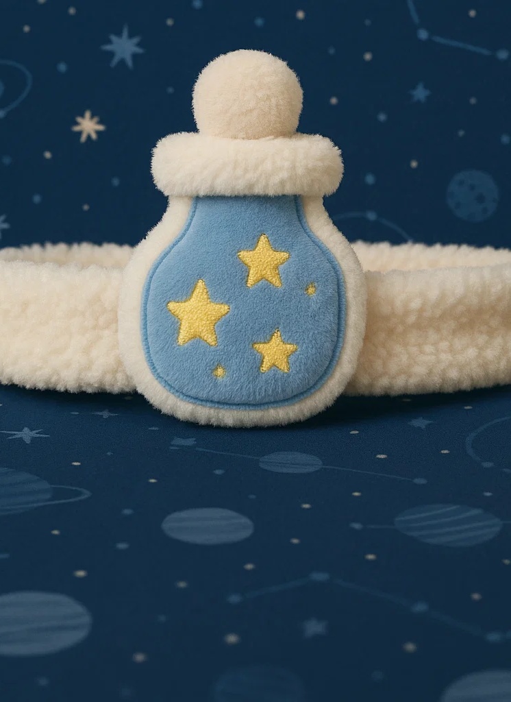 Baby Astronaut Headband - Star Bottle Design