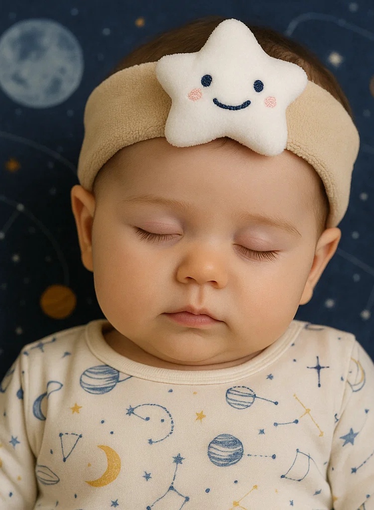 Polaris Star Plush Baby Headband – Soft and Cute Headband for Newborn Photography
