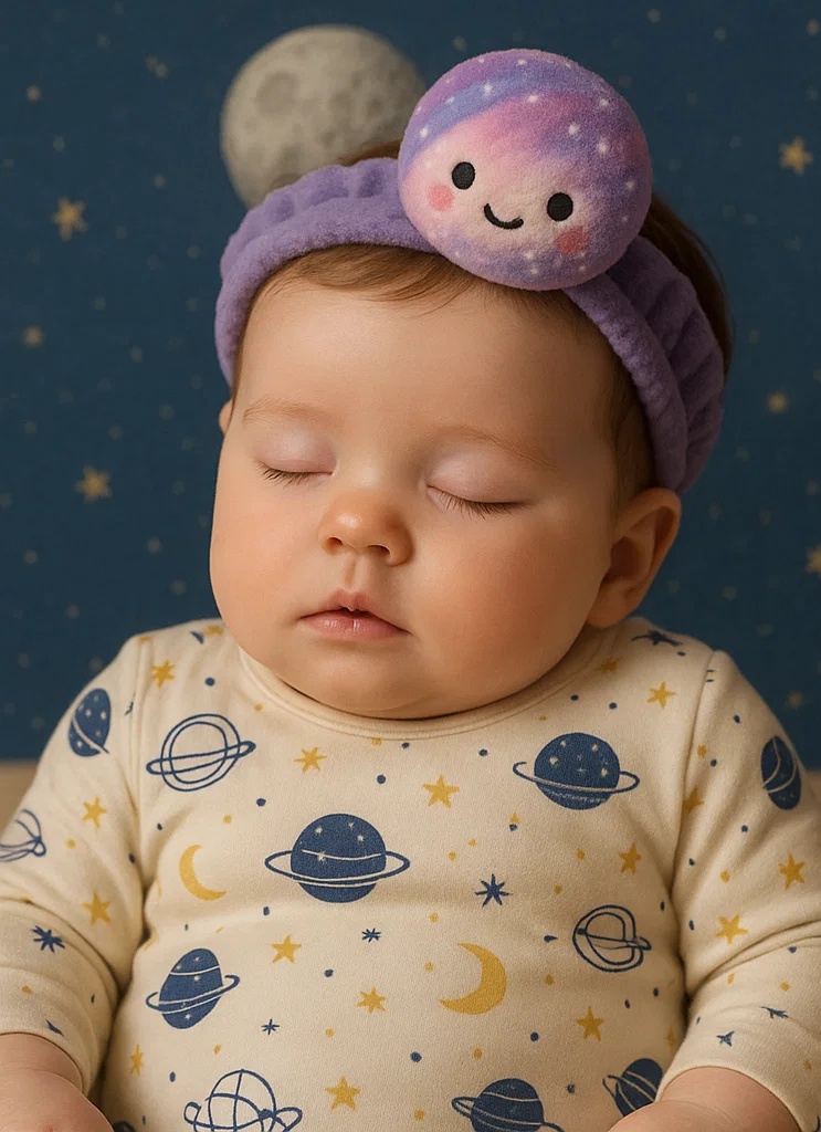 Space Candy Plush Baby Headband