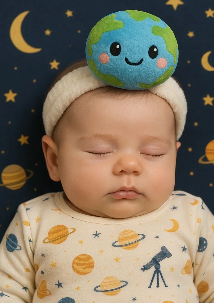 RadiantHalo Earth Baby Headband