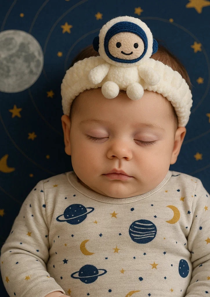 RadiantHalo Astronaut Baby Headband