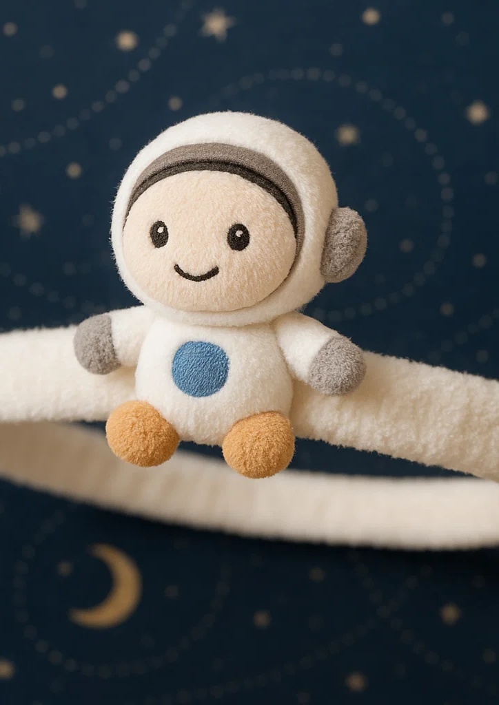 Cinta para el Cabello de Bebé Astronauta RadiantHalo