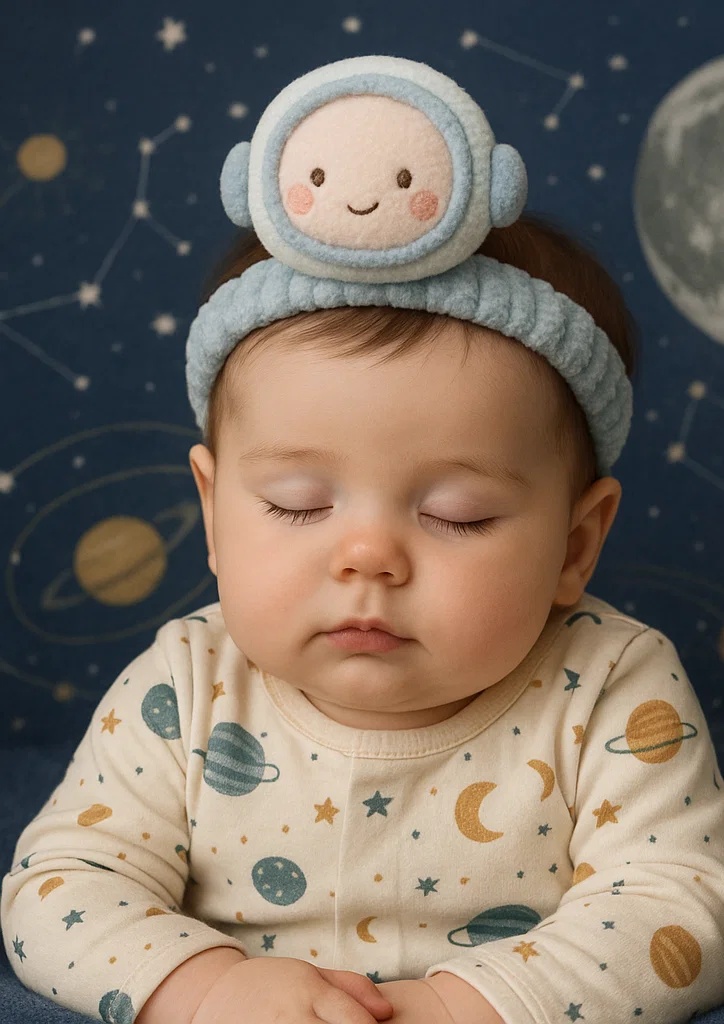 RadiantHalo Astronaut Baby Headband