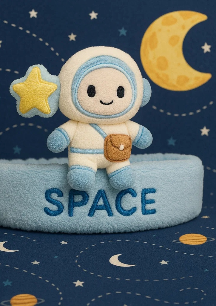 Faixa de Cabelo para Bebê Astronauta RadiantHalo