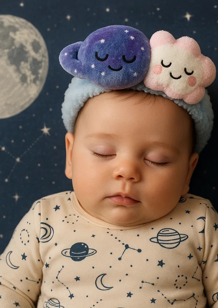 RadiantHalo Cloud Baby Headband