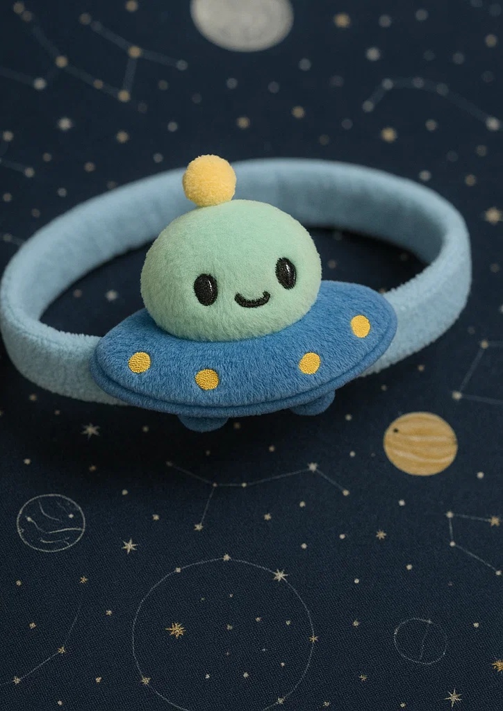 Faixa de cabelo para bebê UFO RadiantHalo