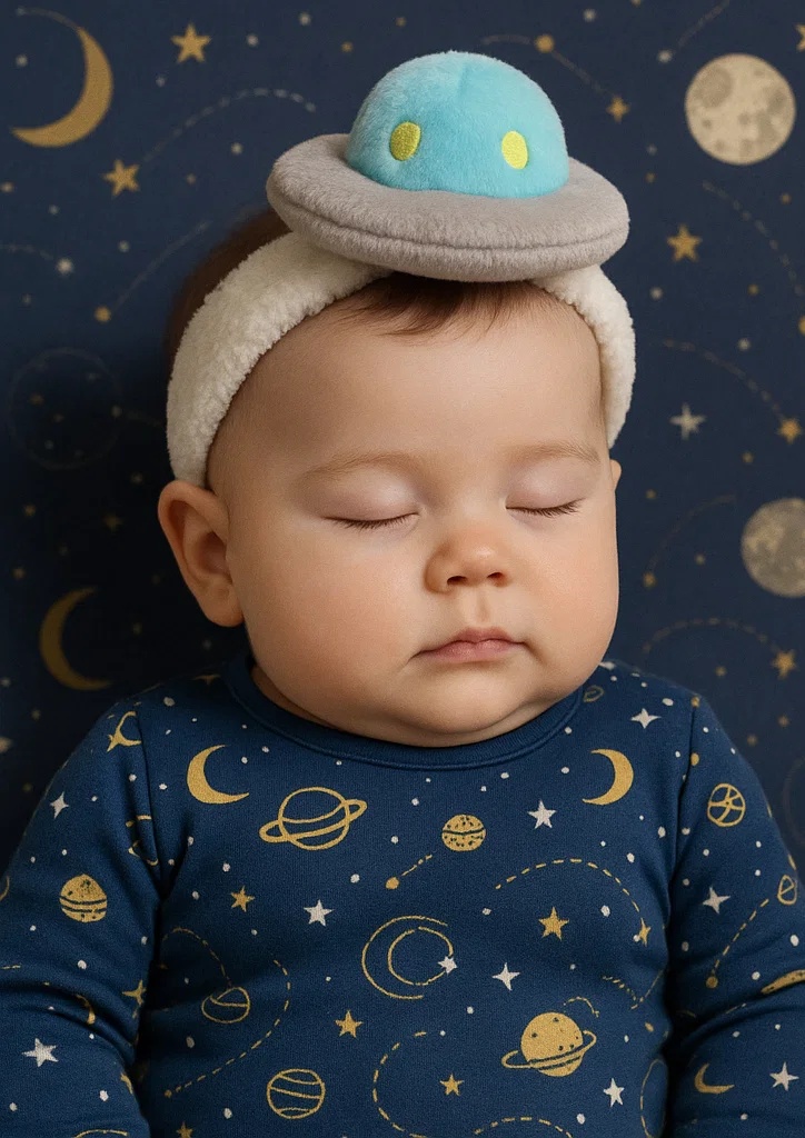 RadiantHalo UFO-Stirnband für Babys