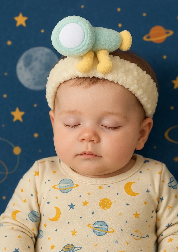 Faixa de Cabelo para Bebê com Telescópio RadiantHalo