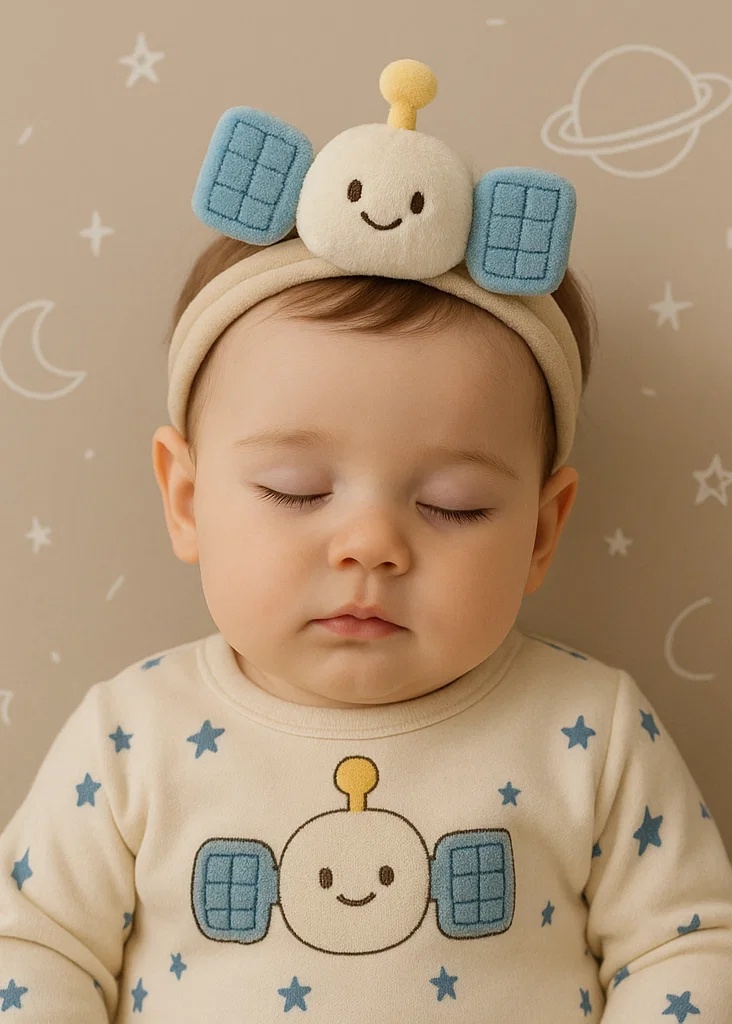 Satellite Detector Plush Baby Headband