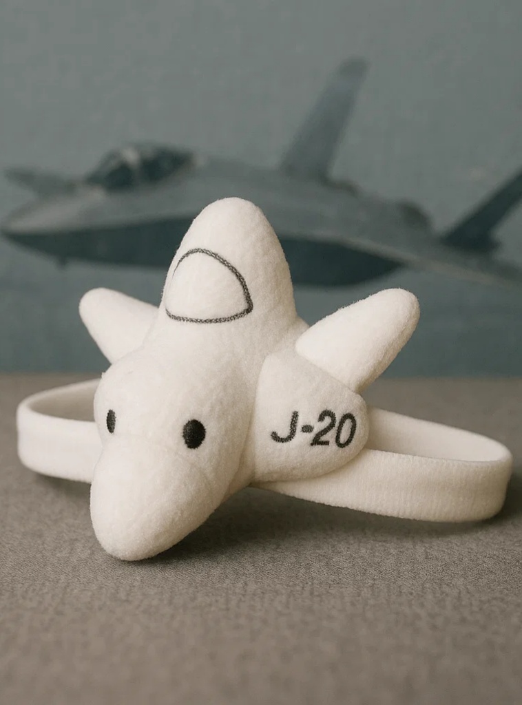 Baby Headband with Airplane Design (J-20)