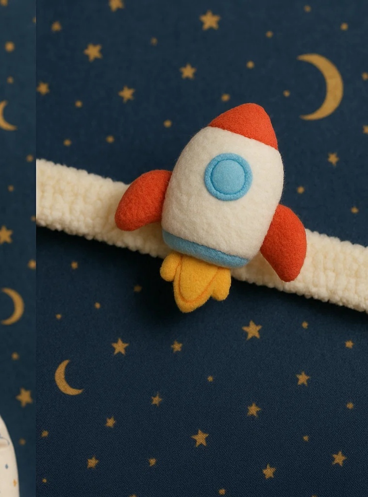 Adorable Rocket-Themed Baby Headband