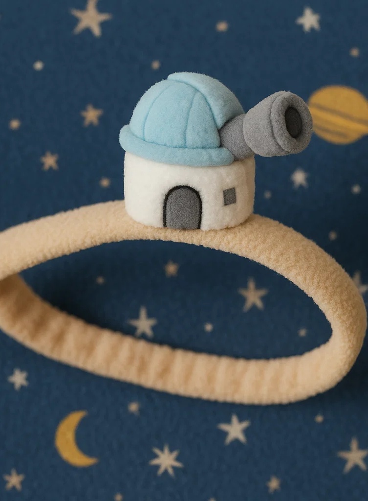 Plüsch-Observatoriumsmodell Stirnband für Babys