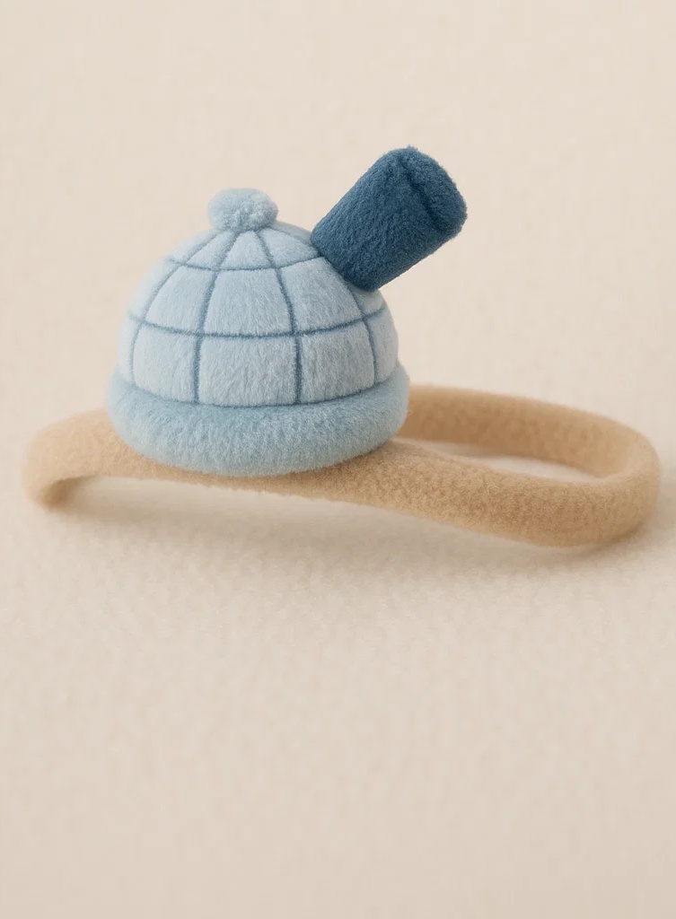 Bandeau en peluche modèle d'observatoire pour bébés